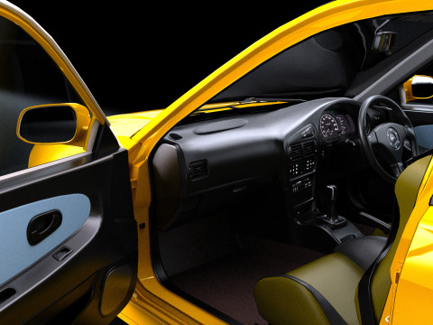 Mitsubishi Lancer Evolution 3 GSR 3D Model