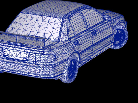 Mitsubishi Lancer Evolution 3 GSR 3D Model