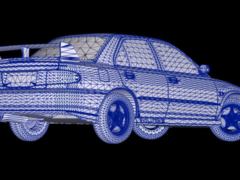 Mitsubishi Lancer Evolution 3 GSR 3D Model