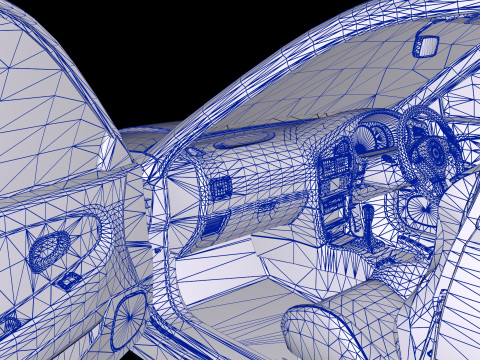 Mitsubishi Lancer Evolution 3 GSR 3D Model