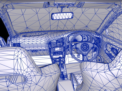 Mitsubishi Lancer Evolution 3 GSR 3D Model