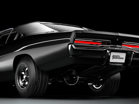1970 Dodge Charger R-T 3D Model