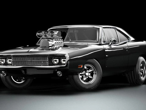 1970 Dodge Charger R-T 3D Model