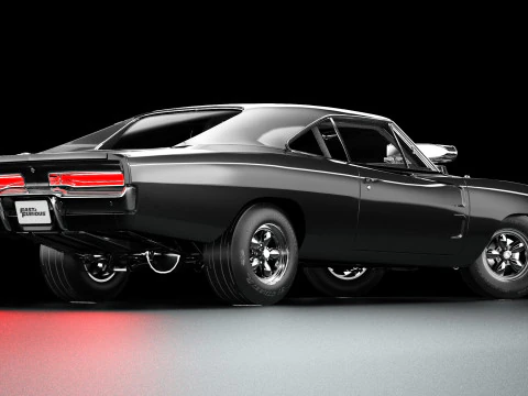 1970 Dodge Charger R-T 3D Model