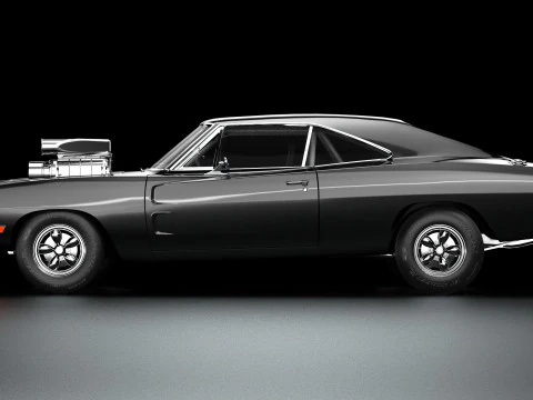 1970 Dodge Charger R-T 3D Model