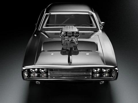 1970 Dodge Charger R-T 3D Model