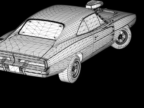 1970 Dodge Charger R-T 3D Model
