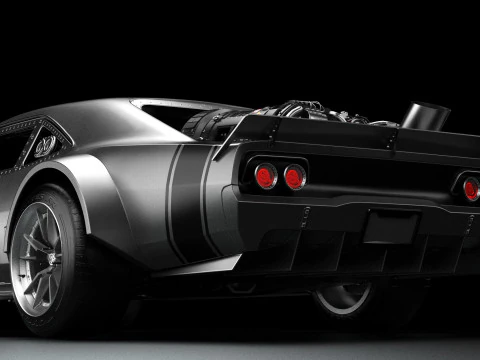 1968 Dodge Ice Charger R-T 3D Model