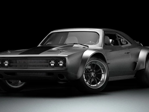 1968 Dodge Ice Charger R-T 3D Model