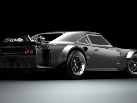 1968 Dodge Ice Charger R-T 3D Model