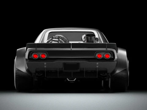 1968 Dodge Ice Charger R-T 3D Model