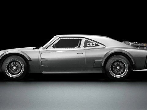 1968 Dodge Ice Charger R-T 3D Model