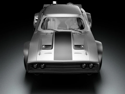 1968 Dodge Ice Charger R-T 3D Model