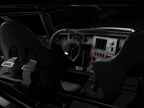 1968 Dodge Ice Charger R-T 3D Model
