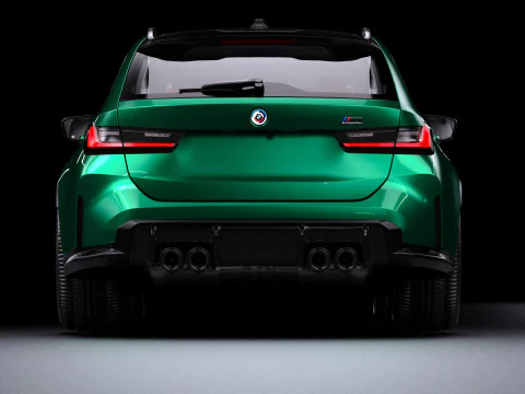 G80 M3 Touring Wagon lowpoly 3D Model