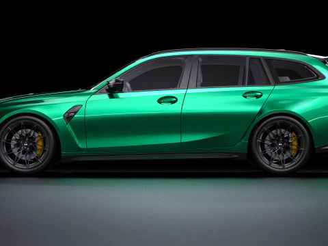 G80 M3 Touring Wagon lowpoly 3D Model