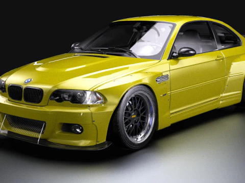 2015 Pandem E46 M3 Modelo 3D