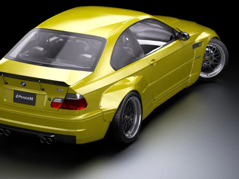 2015 Pandem E46 M3 3D Model