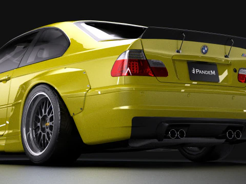 2015 Pandem E46 M3 3D Model