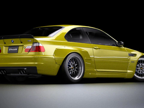 2015 Pandem E46 M3 3D Model