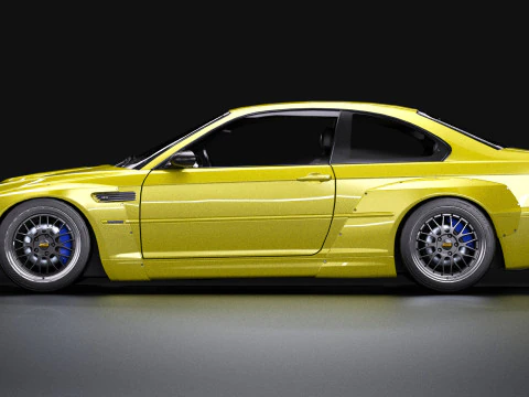 2015 Pandem E46 M3 3D Model