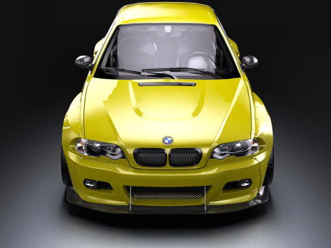 2015 Pandem E46 M3 3D Model