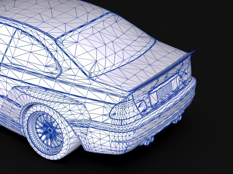 2015 Pandem E46 M3 3D Model