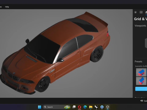 2015 Pandem E46 M3 3D Model