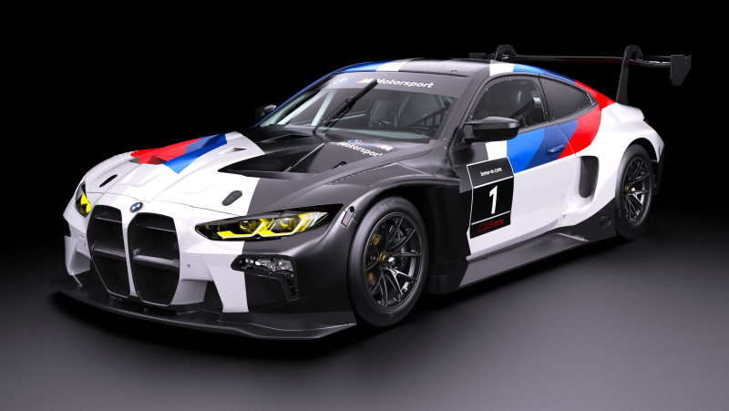 2022 M4 G82 GT3 3D Model .c4d .max .obj .3ds .fbx .stl .blend 