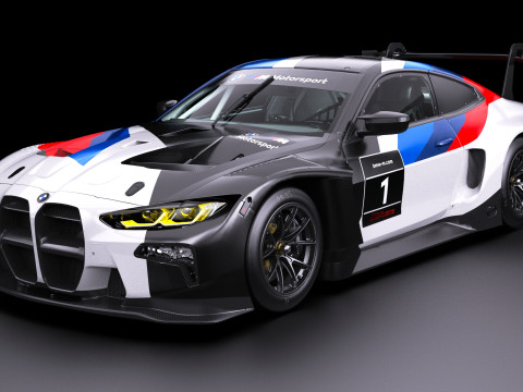 2022 M4 G82 GT3 3D Model