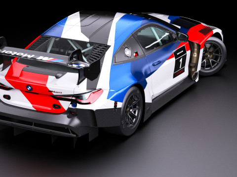 2022 M4 G82 GT3 3D Model