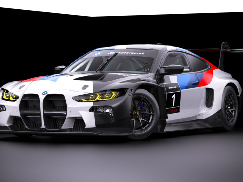 2022 M4 G82 GT3 3D Model