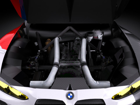 2022 M4 G82 GT3 3D Model