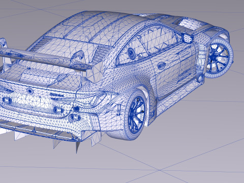 2022 M4 G82 GT3 3D Model