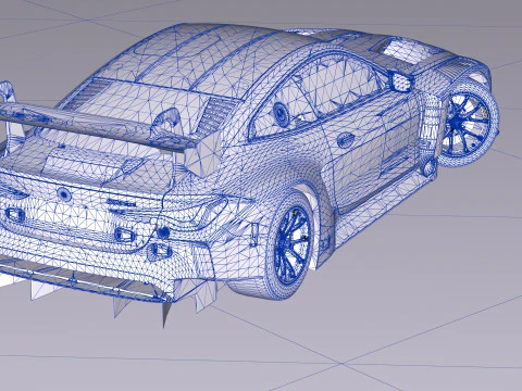 2022 M4 G82 GT3 3D Model