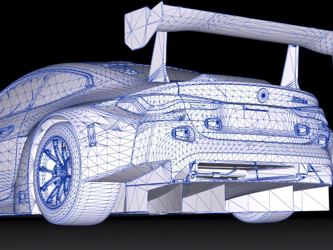 2022 M4 G82 GT3 3D Model