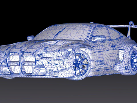 2022 M4 G82 GT3 3D Model