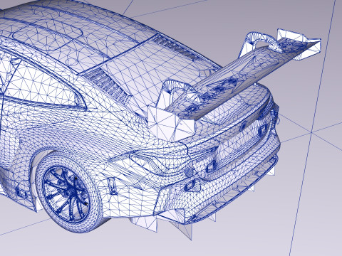 2022 M4 G82 GT3 3D Model