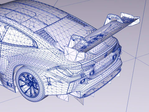 2022 M4 G82 GT3 3D Model