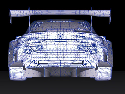 2022 M4 G82 GT3 3D Model