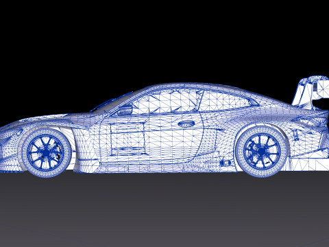2022 M4 G82 GT3 3D Model