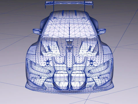 2022 M4 G82 GT3 3D Model