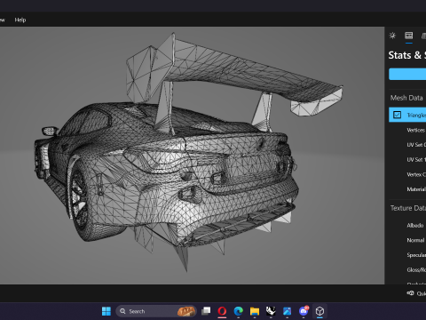 2022 M4 G82 GT3 3D Model