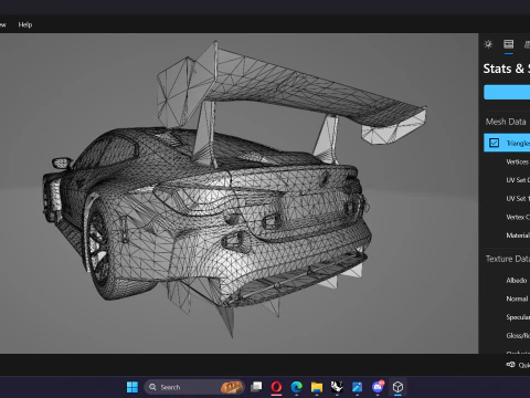 2022 M4 G82 GT3 3D Model