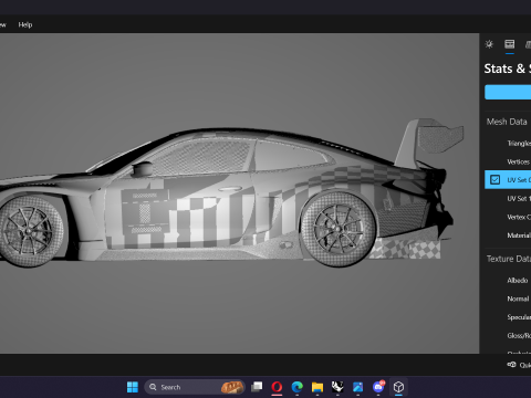 2022 M4 G82 GT3 3D Model