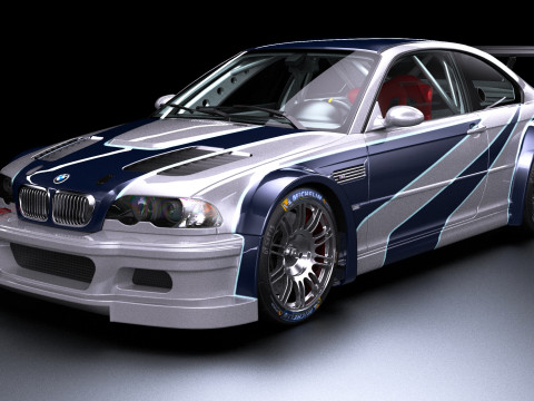 Razor E46 M3 GTR 3D Model