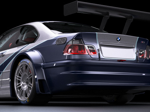 Navalha E46 M3 GTR Modelo 3D