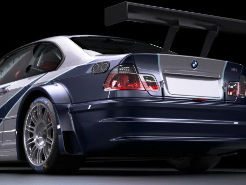 Razor E46 M3 GTR 3D Model