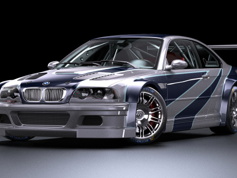 Navalha E46 M3 GTR Modelo 3D