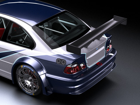 Navalha E46 M3 GTR Modelo 3D